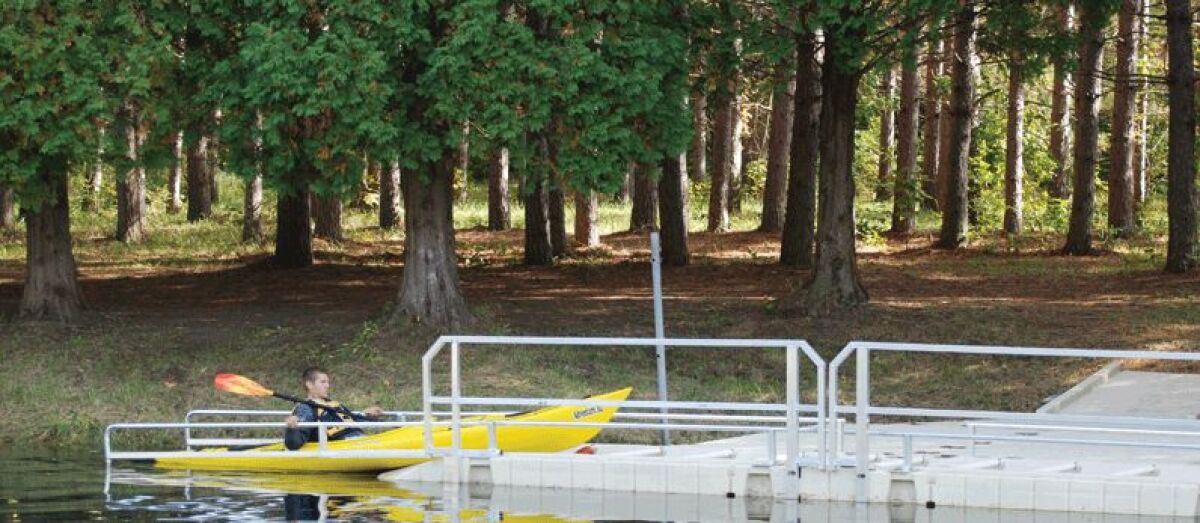 EZ Launch adds extra stability for canoe and kayak launches