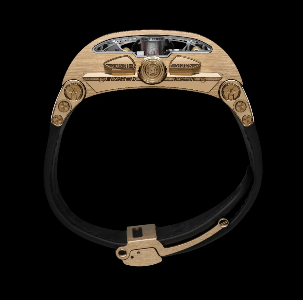 The Hysek Colossal power reserve readout