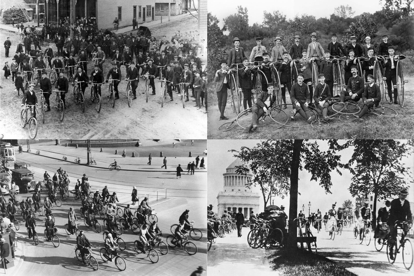 The quest for affordable personal mobility also predates the horseless carriage, and the decade prior to this race saw millions of bicycles sold as the combination of the safety bicycle and the first practical pneumatic tire enabled the first personal mobility revolution