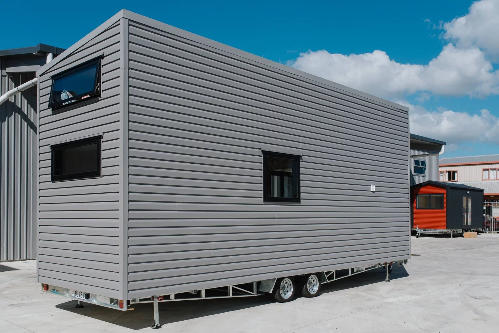 La Sombra Tiny House is based on a double-axle trailer