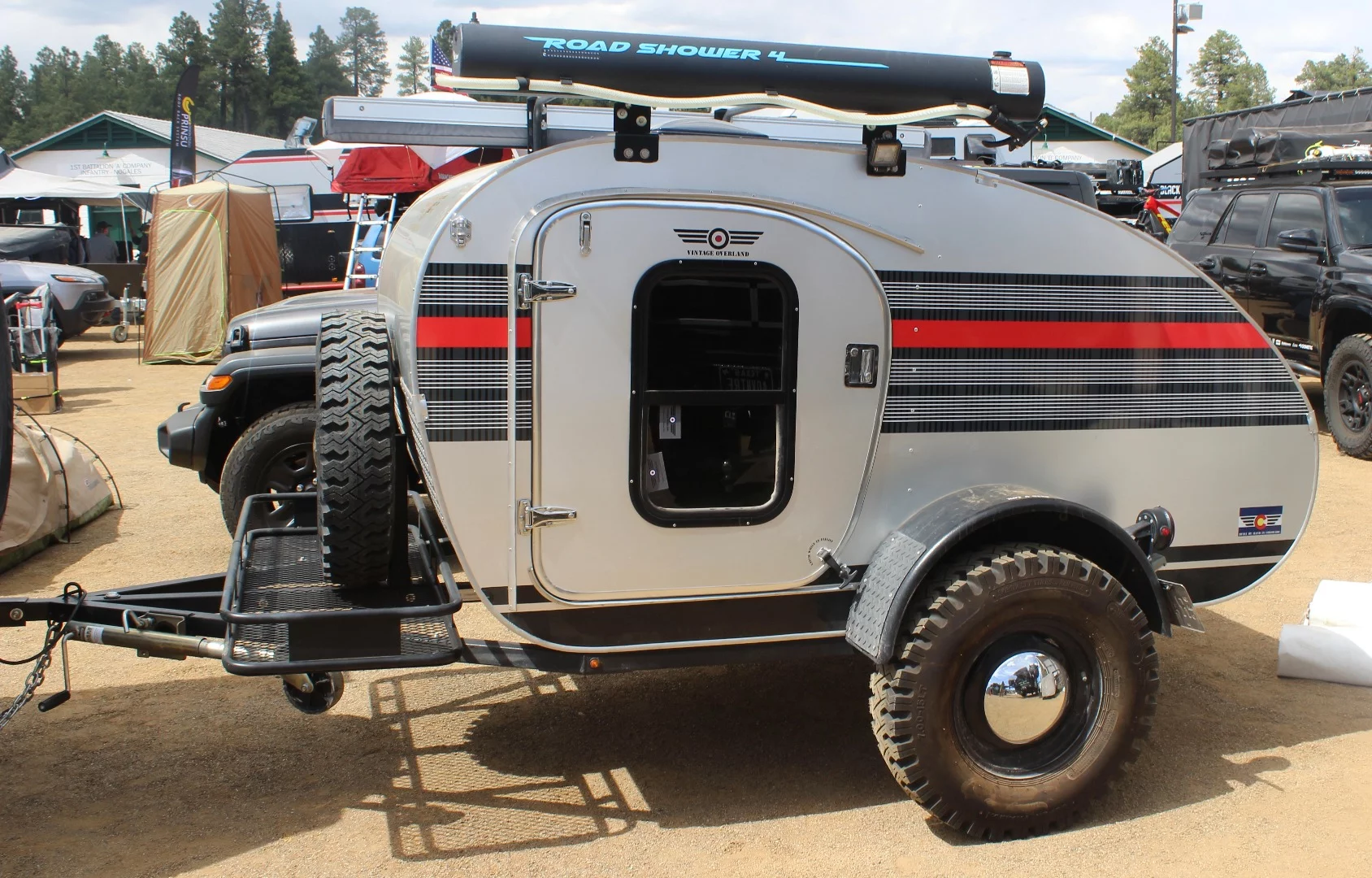 Vintage Overland teardrop