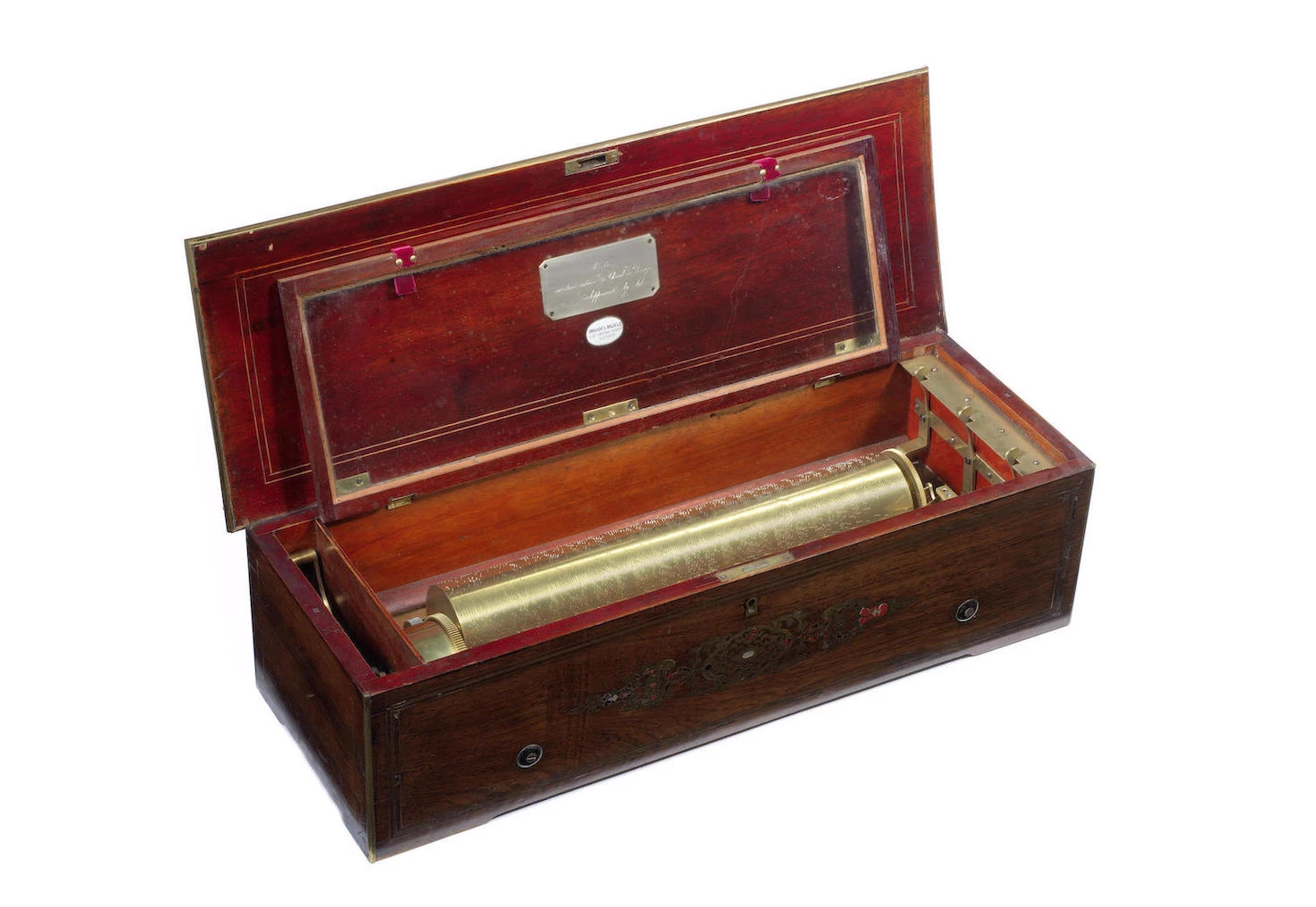 This Nicole Feres four overture Grand Format cylinder music box is from Switzerland circa 1860 and is expected to yield at least US$12,000