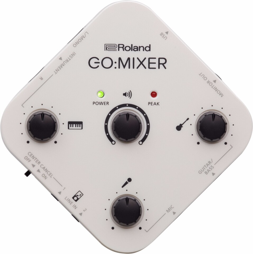 The Go:Mixer has been designed with the sole purpose of giving the audio track on smartphone videocasts a quality bump