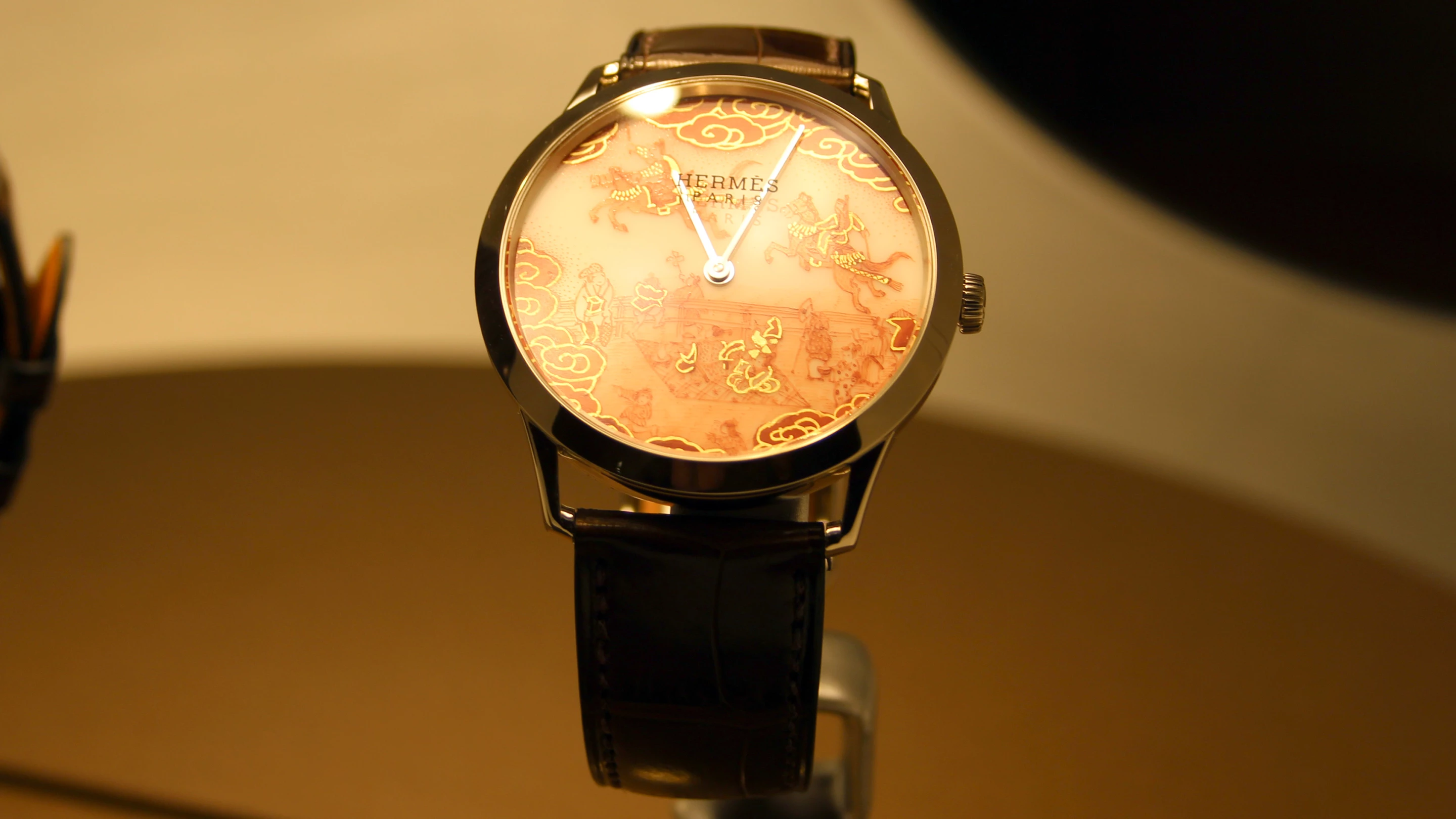 The Slim d'Hermès Koma Kurabe model at Baselworld (Photo: Chris Wood/Gizmag.com)