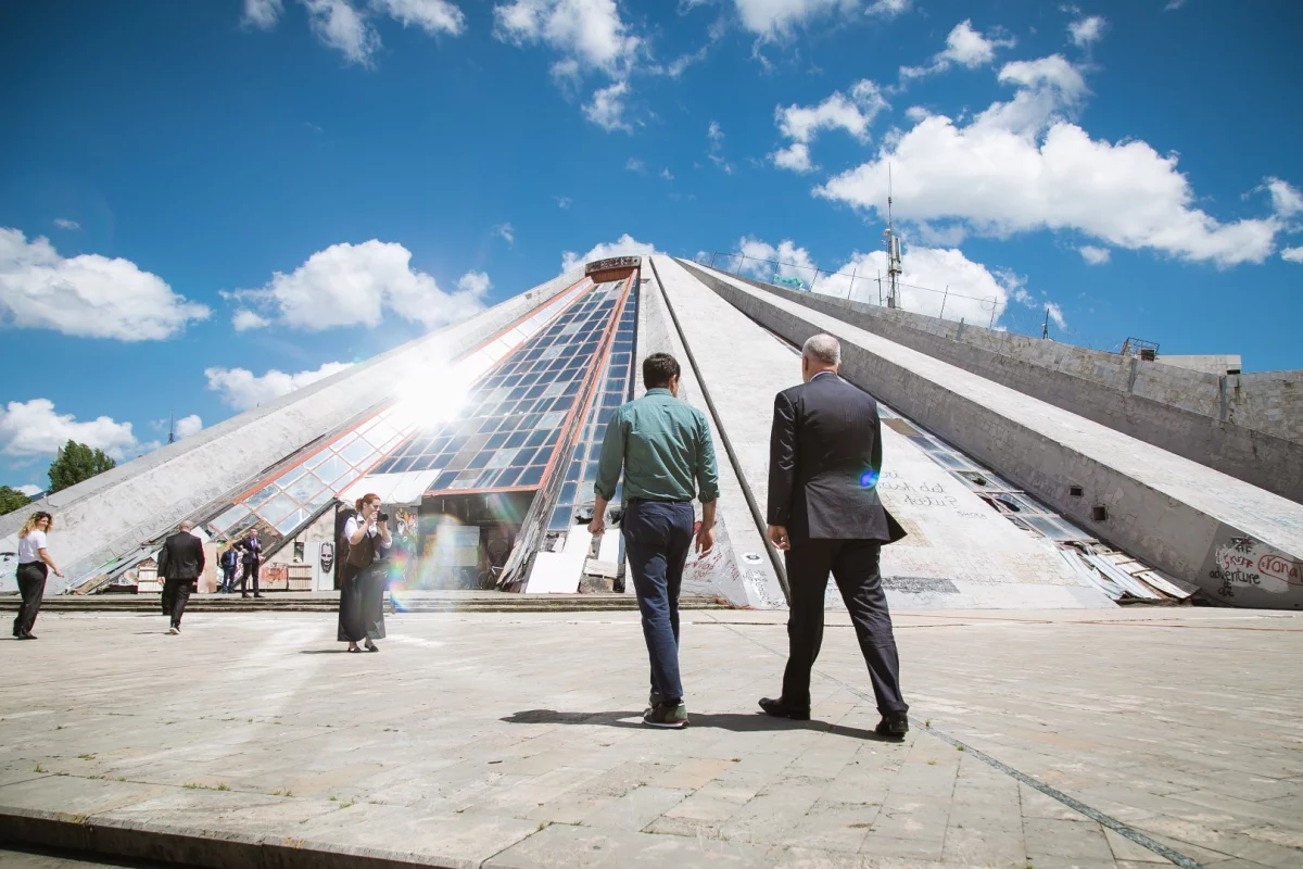 MVRDV says the Tirana Pyramid project will be completed by June, 2019