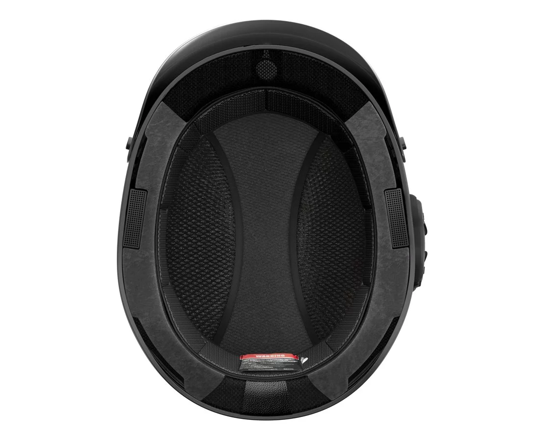 The Sena Cavalry motorcycle half-helmet incorporates a microphone right above the forehead and two speakers next to the ears