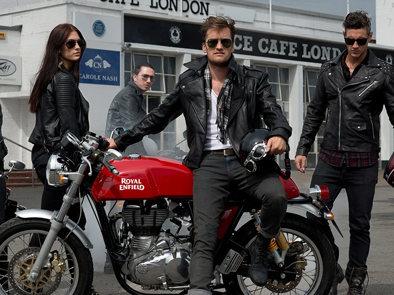 Royal Enfield's Continental GT: built to mimic rocker-style UK cafe racers of the 1950s and 60s.
