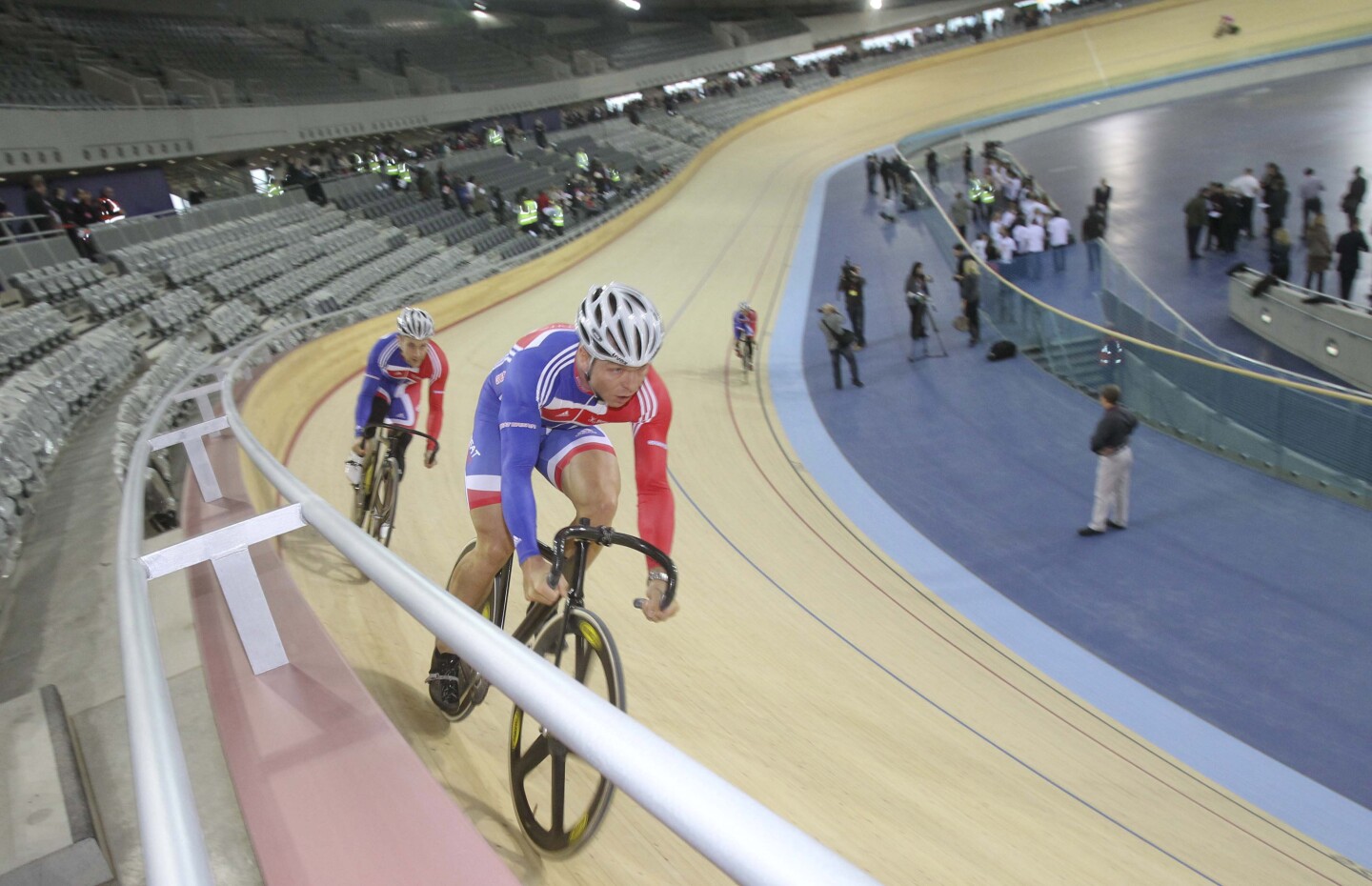 The building has been designed to spread crowd noise evenly and reduce distractions for competitors
