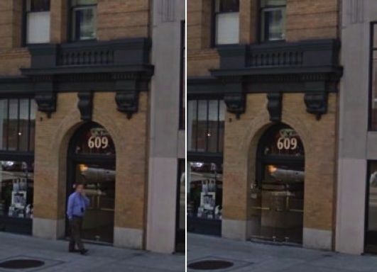 Software removes pedestrians from Google Street View