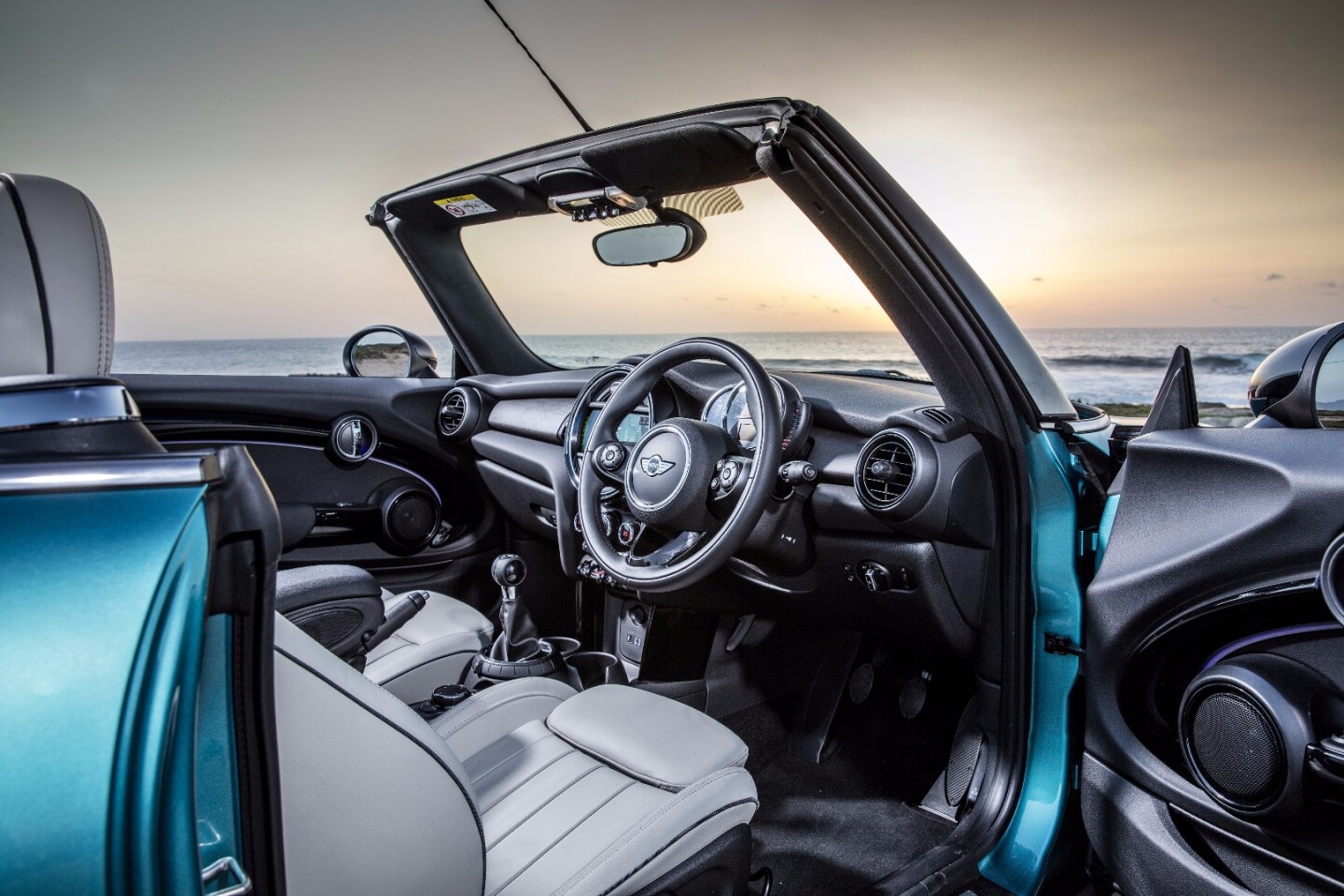 Park assist technologies for radar detection and a rearview camera are standard on the new MINI
