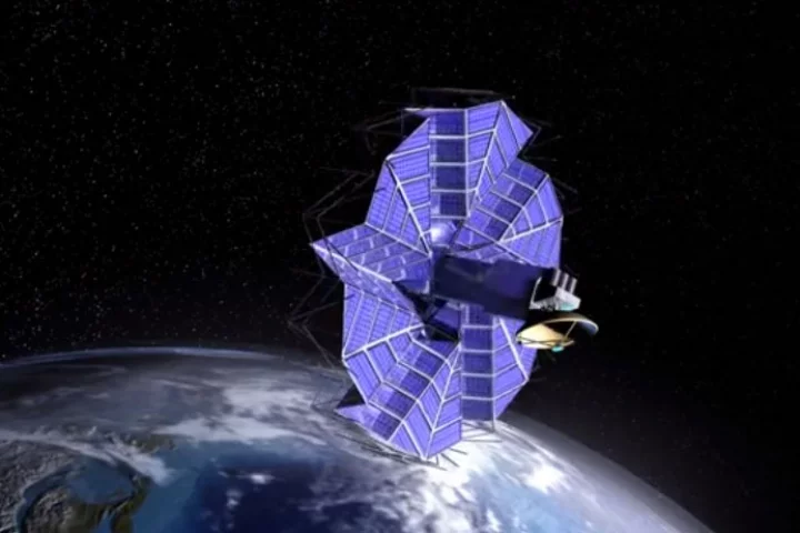 Compact at launch, the origami-inspired solar array will expand to 10 times its stored size (Photo: BYU)