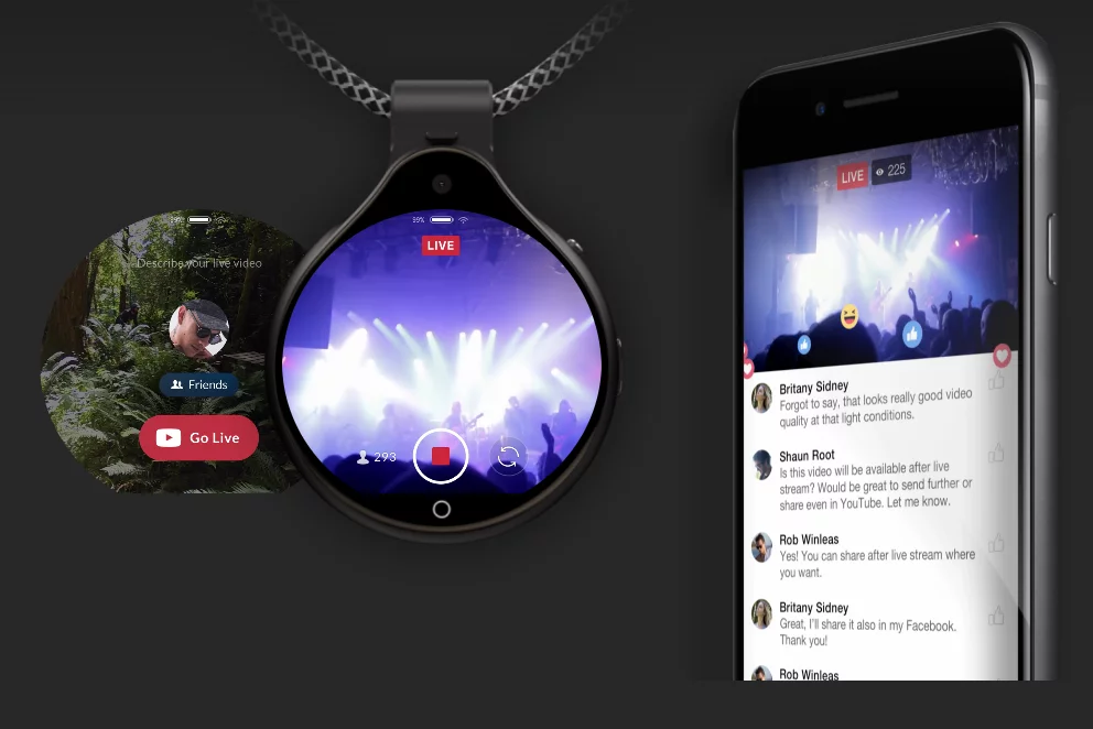 The FrontRow has an 8MP main camera