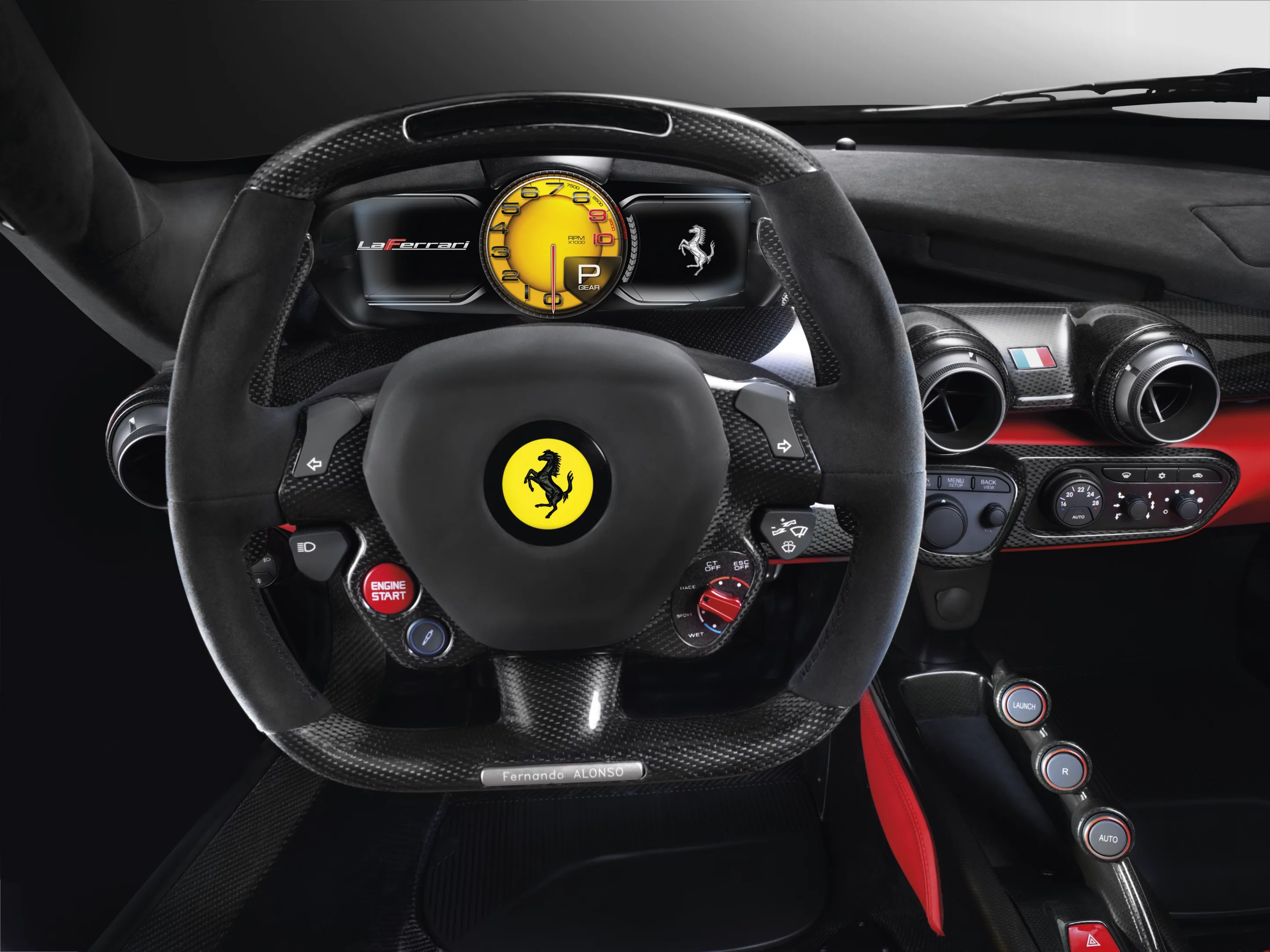 Ferrari solicited insight from its racers in designing the interior