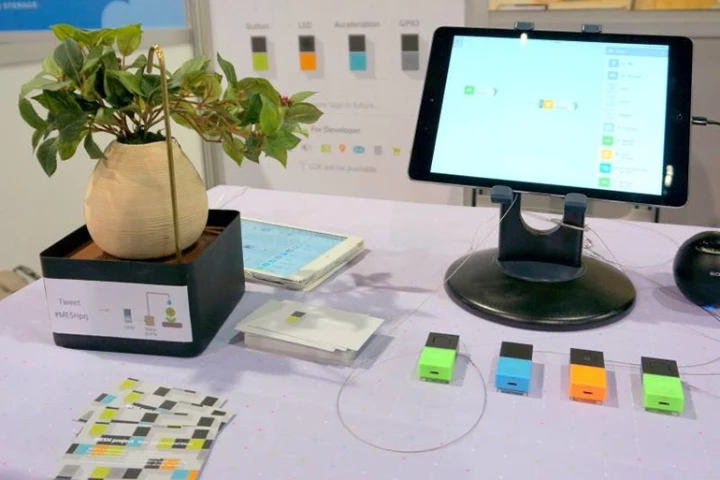 MESH combines a series of smart tags with an iPad app