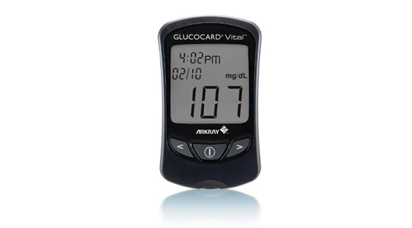 Glucocard Vital meter can produce a test result in about seven seconds