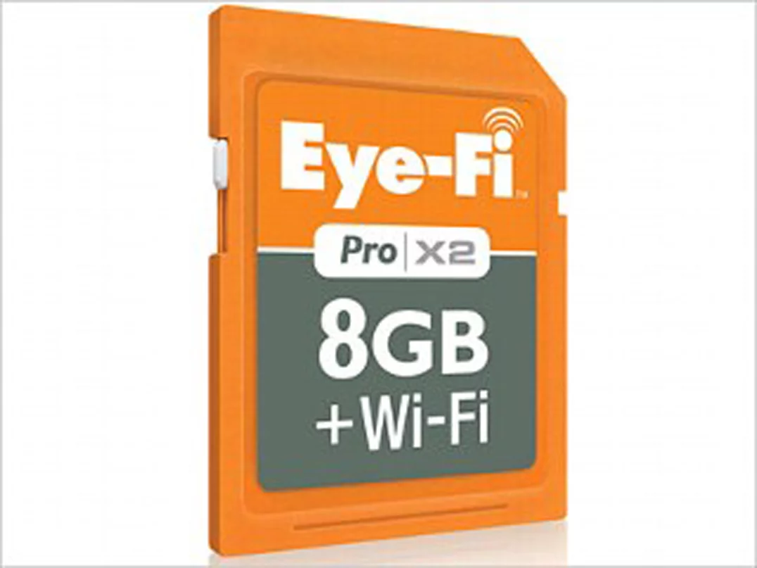 The Eye-fi Pro X2 SD card with Endless Memory Mode