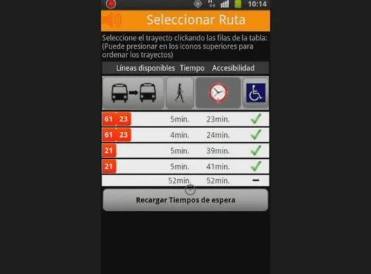 Among other things, OnTheBus tells users how long they will have to wait for their chosen bus