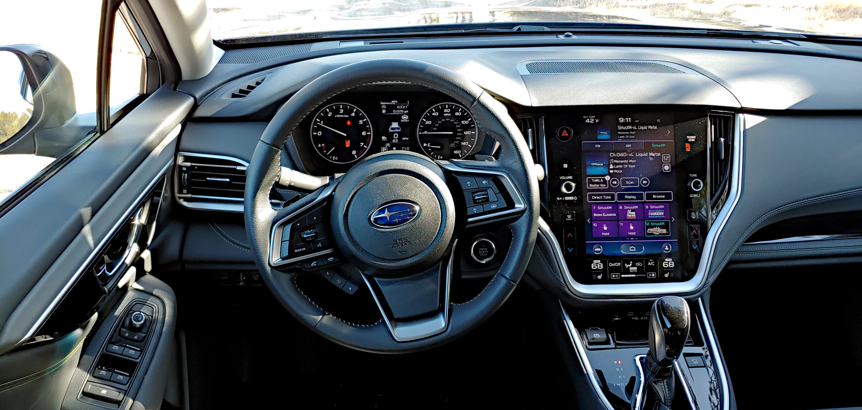 The turbocharged 2.4L engine has a much more robust and confident feel about it than does the standard engine for the Outback