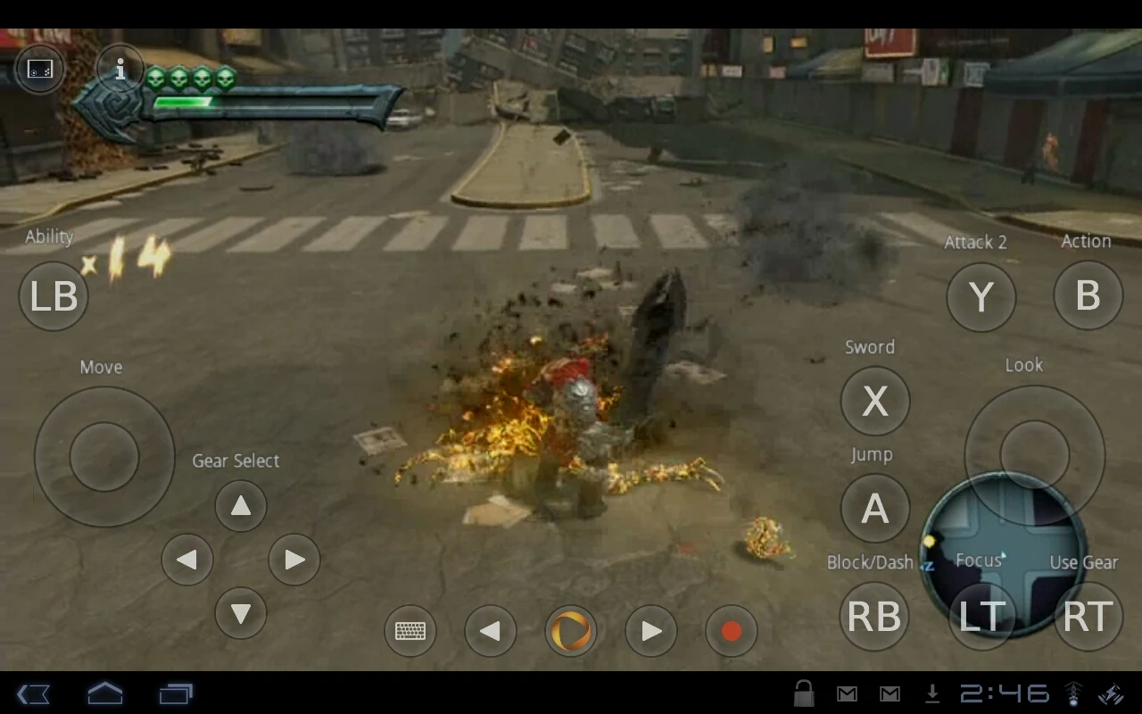 With OnLive, the games are all in the cloud and available whenever you want them, along with all your saved games and files
