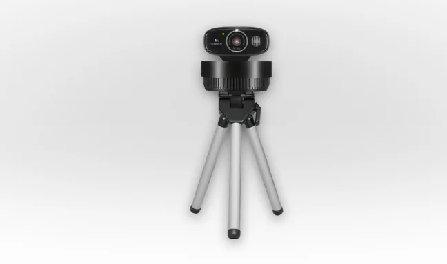 The Logitech Broadcaster Wi-Fi Webcam works with tripods