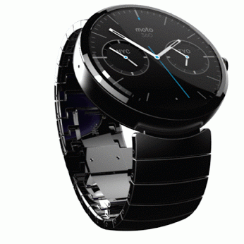 Motorola hopes a circular design will distinguish the Moto 360 from other smart watches