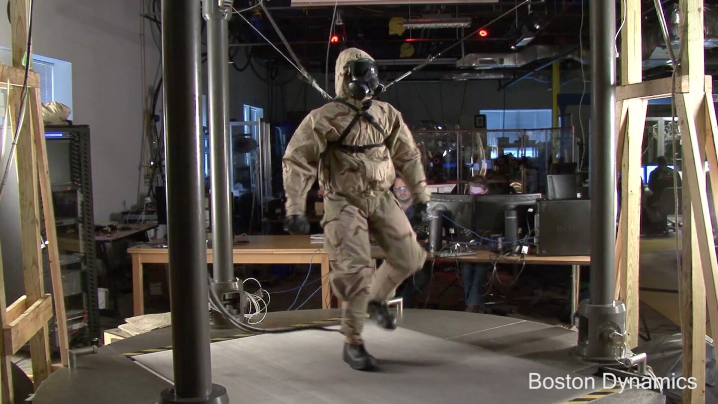 Download Shades of Terminator as PETMAN tests hazmat suit