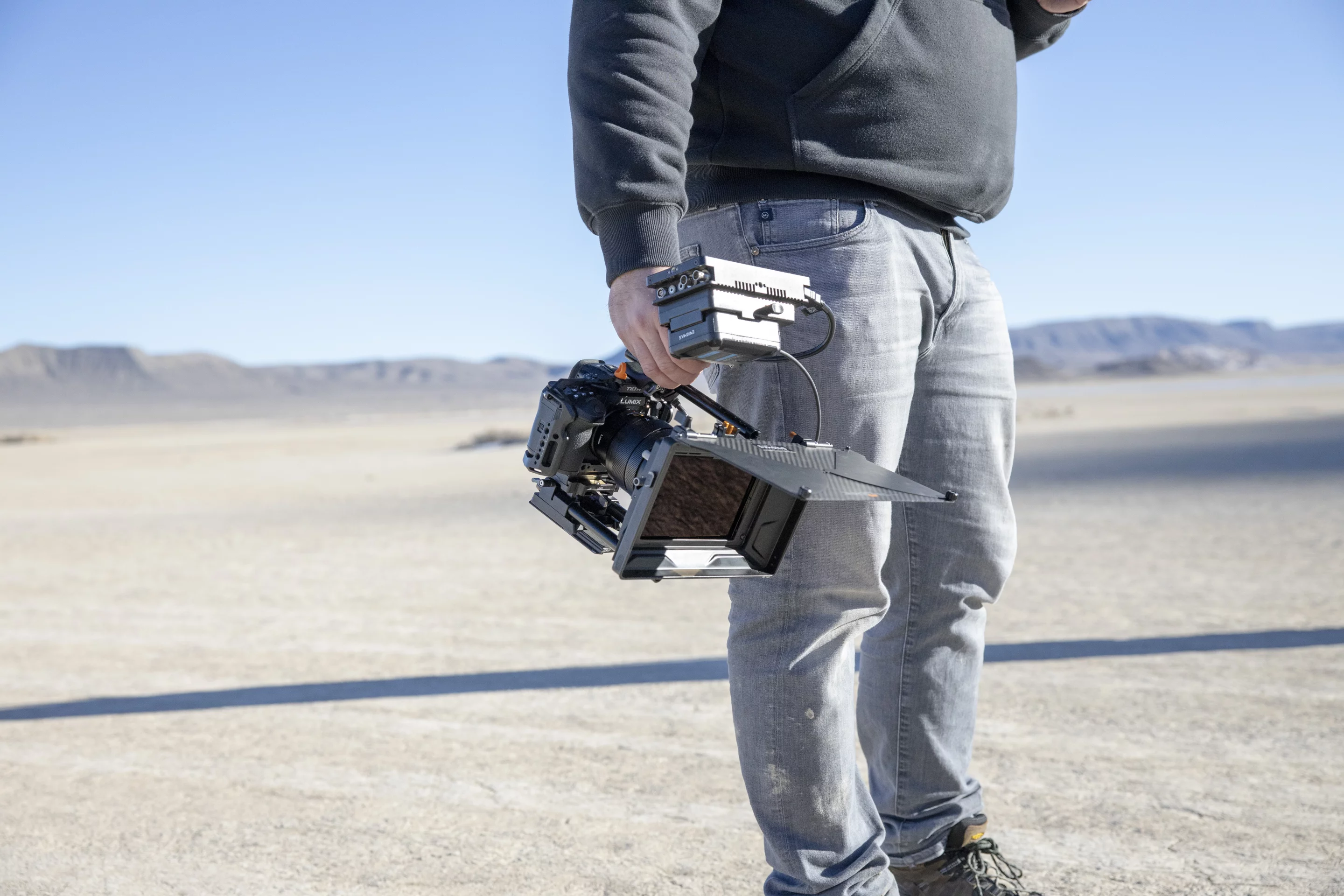 The GH6 offers 7.5 stops of in-body image stabilization to keep things steady in handheld operation