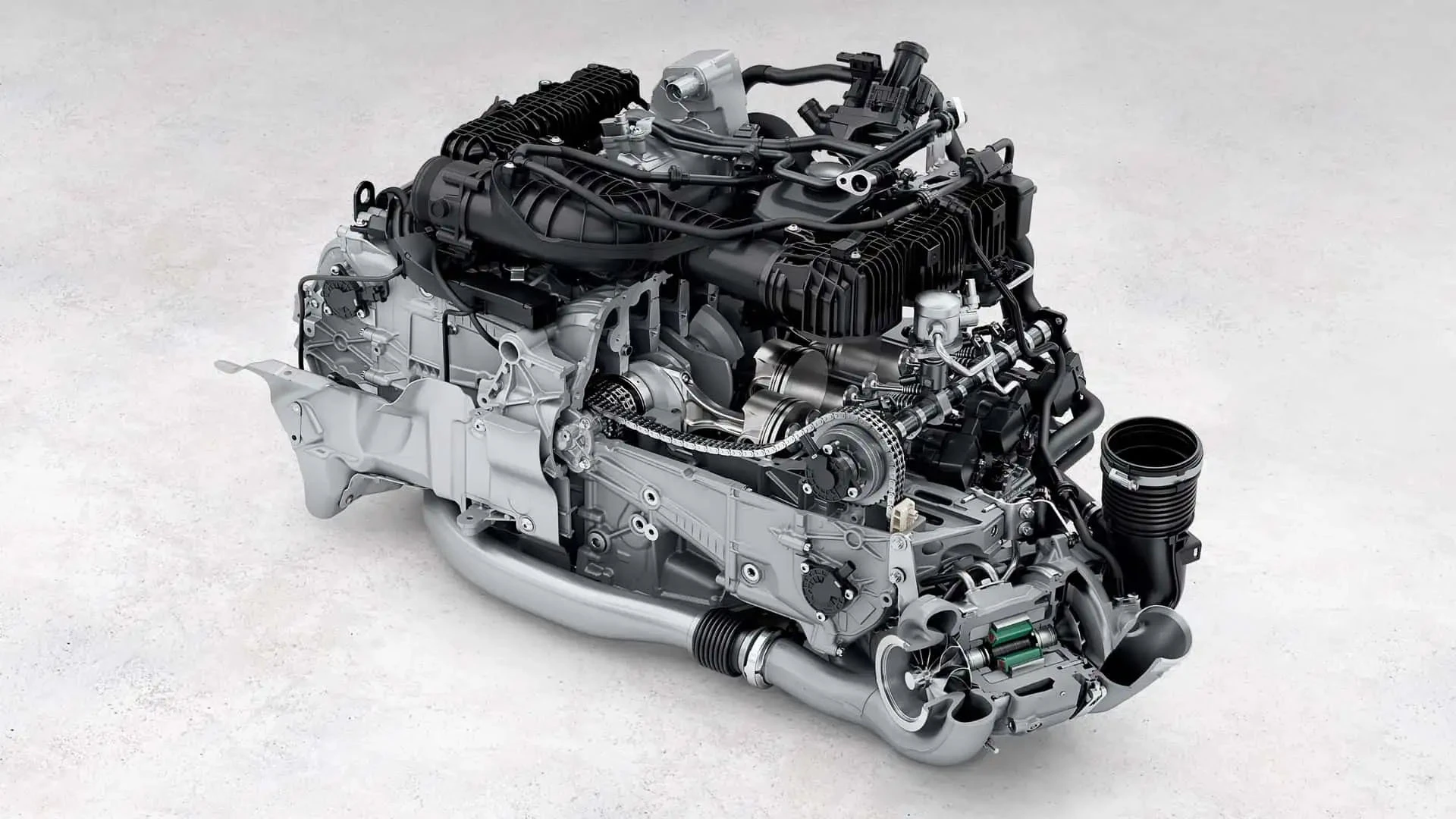 The legendary Porsche 911 GTS flat 6 powerplant – a spectacular example of the modern four-stroke