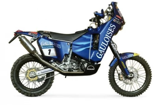 Cyril Despres' Gauloises KTM Photo: H. Peuker