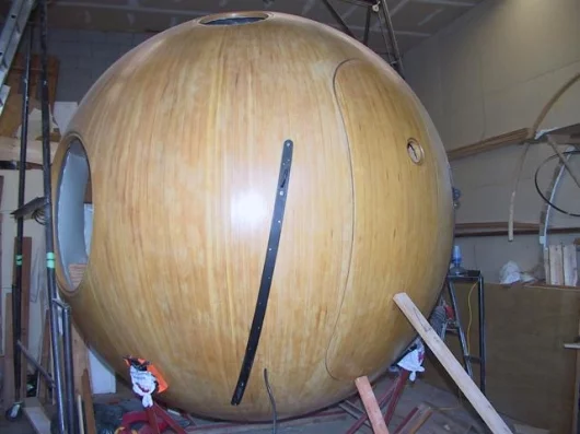 This is Eryn, the 3.2 metre prototype due for hanging in late March 2005.