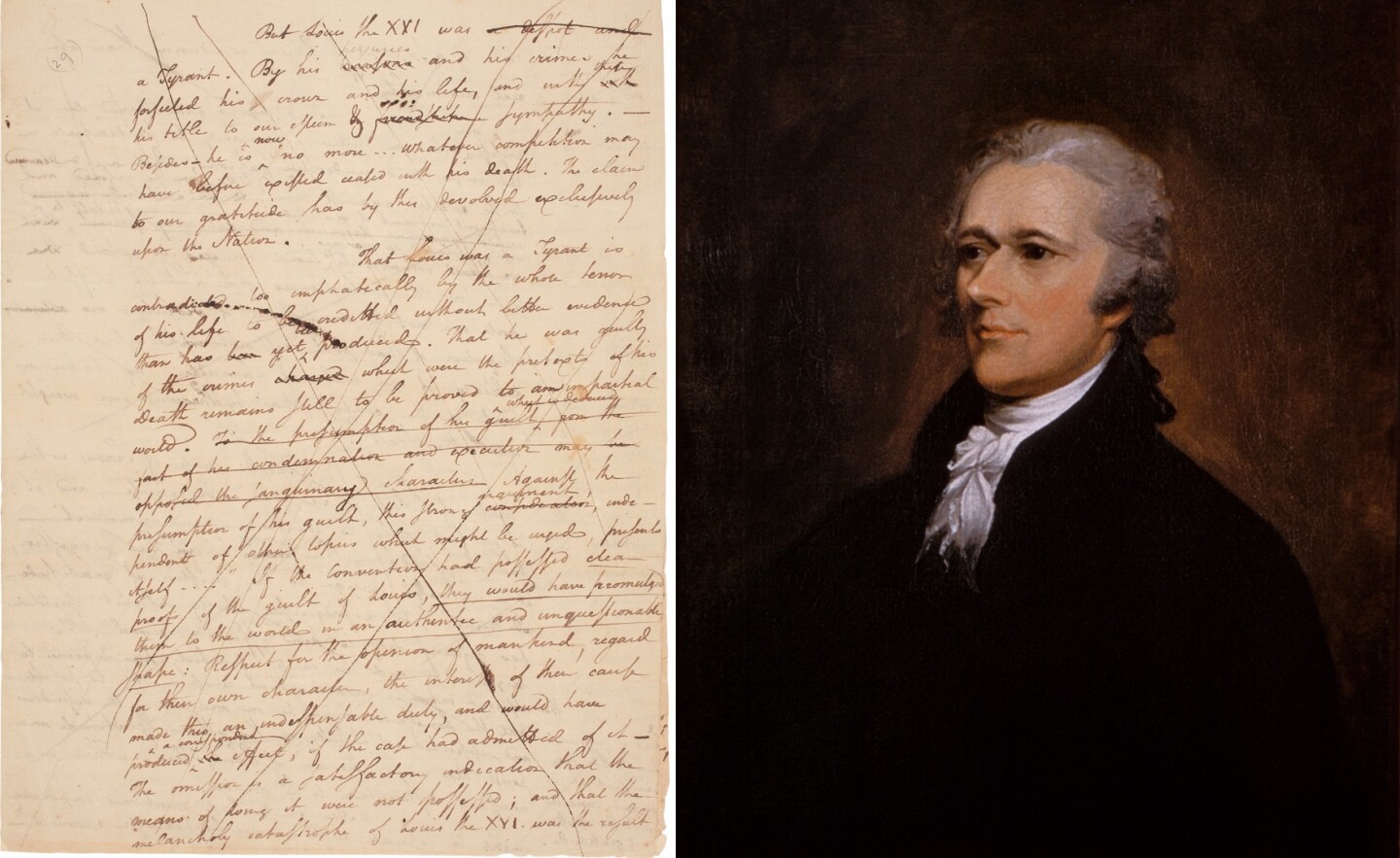 On 17 January, 2017, Sotheby's will offer a highly important family archive of manuscripts by and relating to Alexander Hamilton which touch on virtually every phase of his extraordinary life. The highest estimate ($300,000 to $500,000) of the 77 lots on offer is a previously unrecorded autograph draft of Pacificus Essay NO. VI though there are many other important and fascinating offerings in the sale.