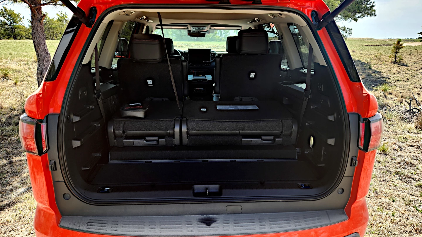 The biggest disappointing with the 2023 Toyota Sequoia is this wonky third row setup