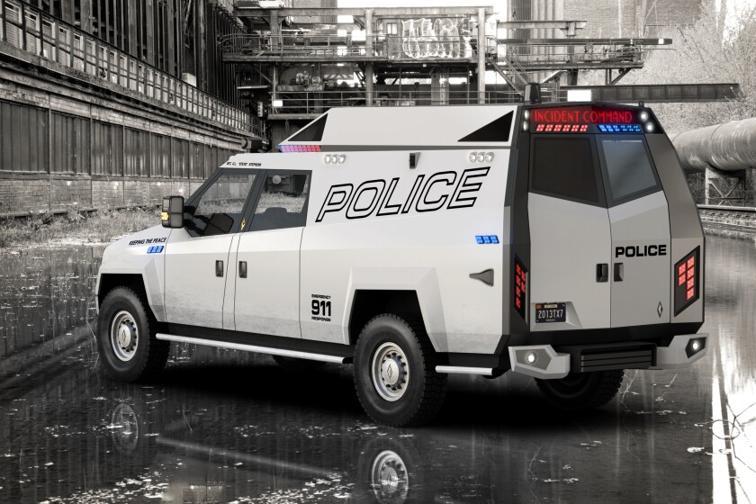 The TX7 can serve as prisoner transport and incident command