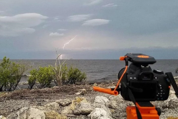 Lightning photos, but no lightning-speed reflexes needed
