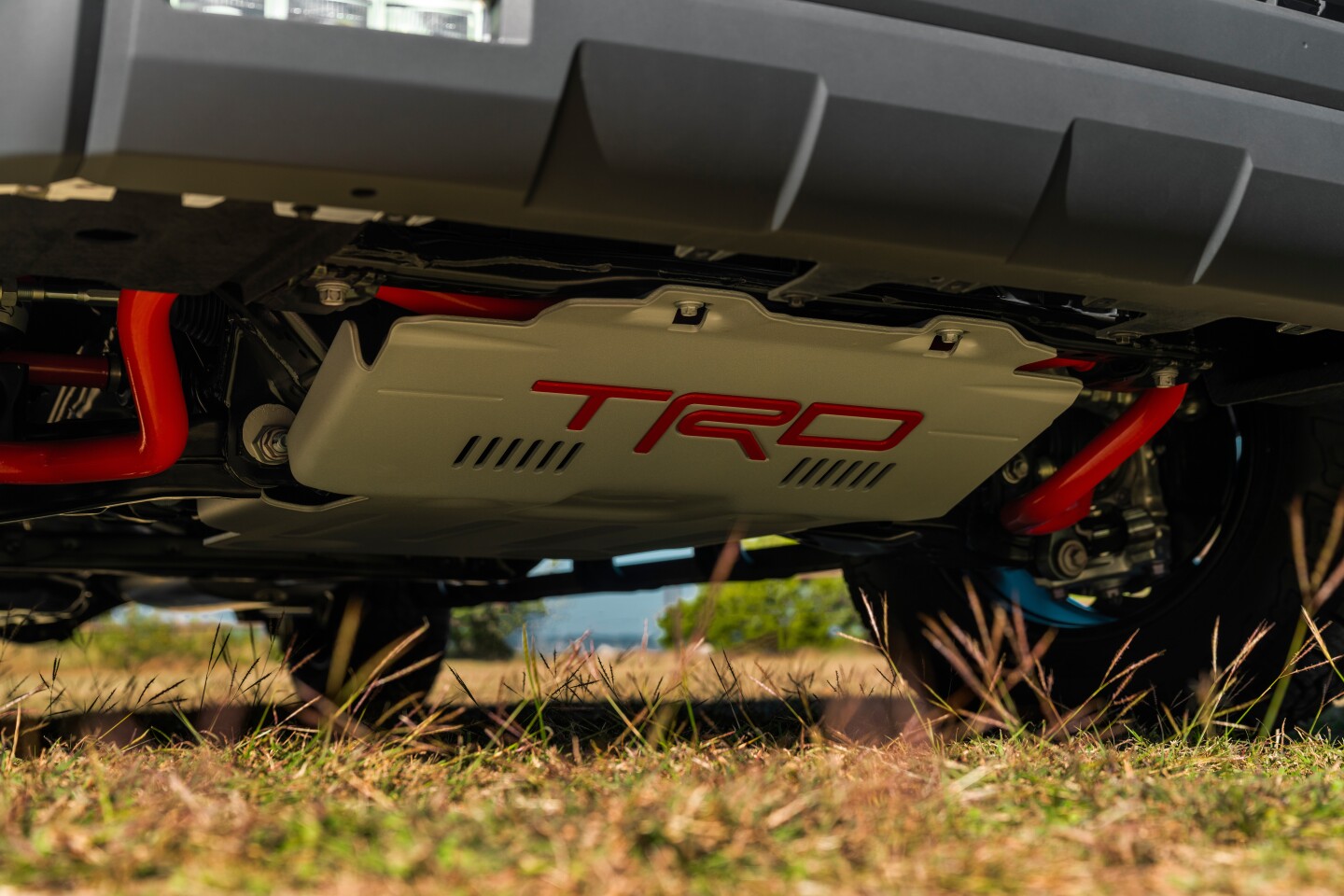 The Sequoia TRD Pro also brings a 1/4-in aluminum front skid plate