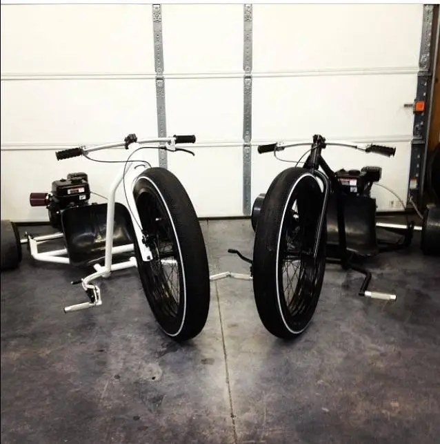 The frame is CNC bent out of Benteler chromoly, fully TIG (tungsten inert gas) wielded and assembled in house at SFD's workshop in North Carolina