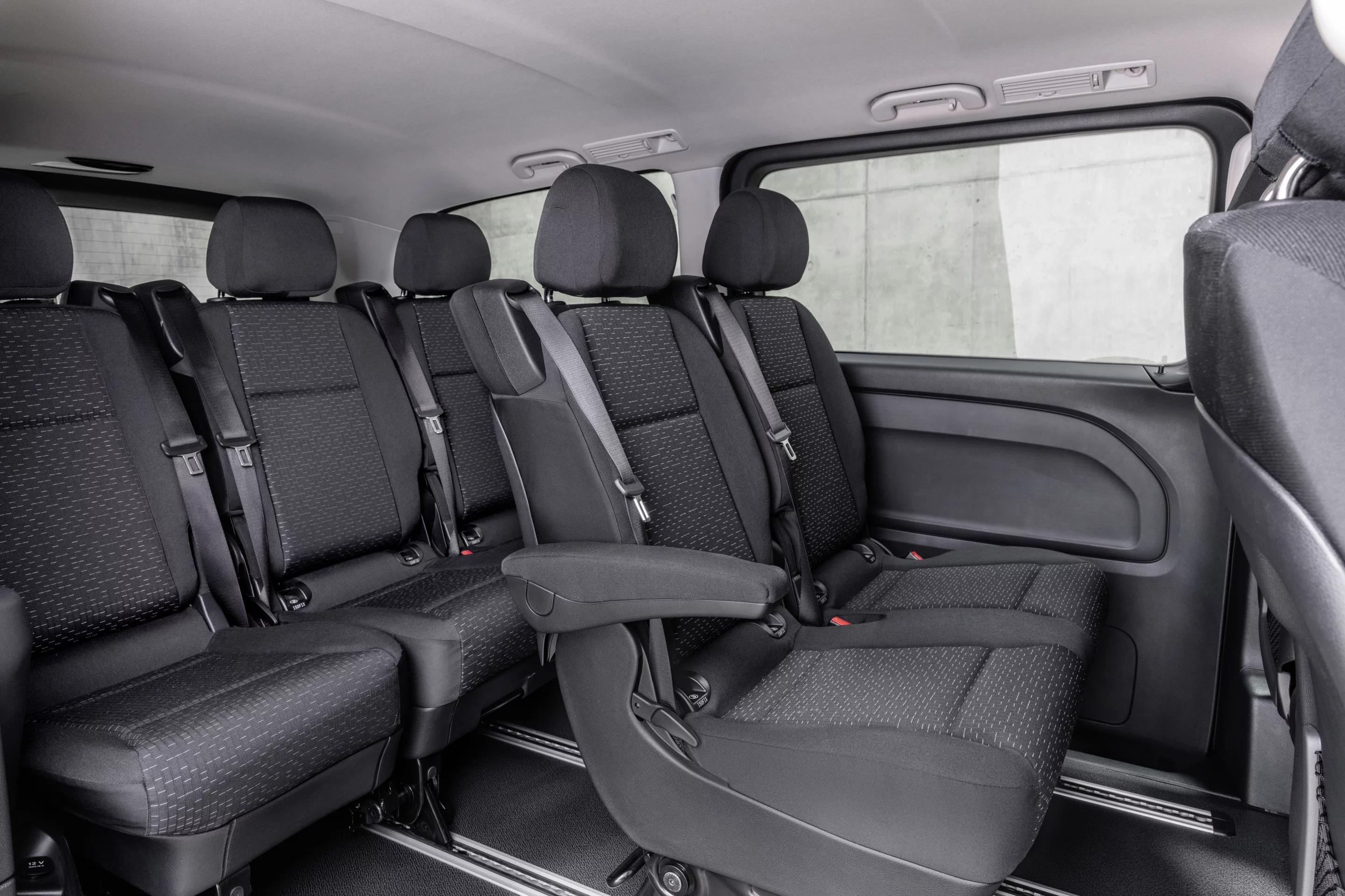 Mercedes offers various seating configurations for the Vito Tourer, accommodating up to nine passengers