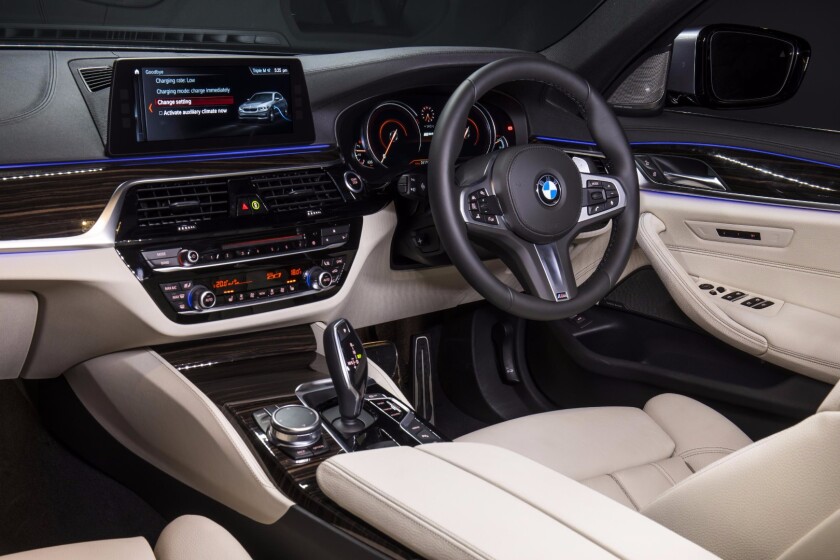 The cabin of the 530e is predictably sumptuous