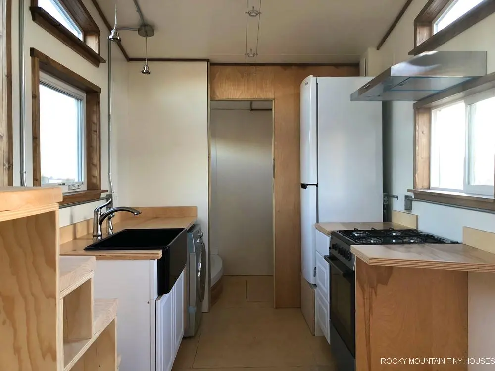 The Wanderlust's kitchen area