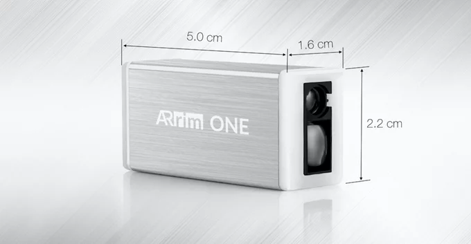 It's not that small for a smartphone plug-in, but it is for a measuring device