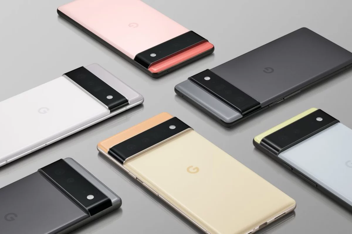 The Pixel 6 and 6 Pro come in white, black, pink, "sorta sunny" and some other region-dependent color schemes