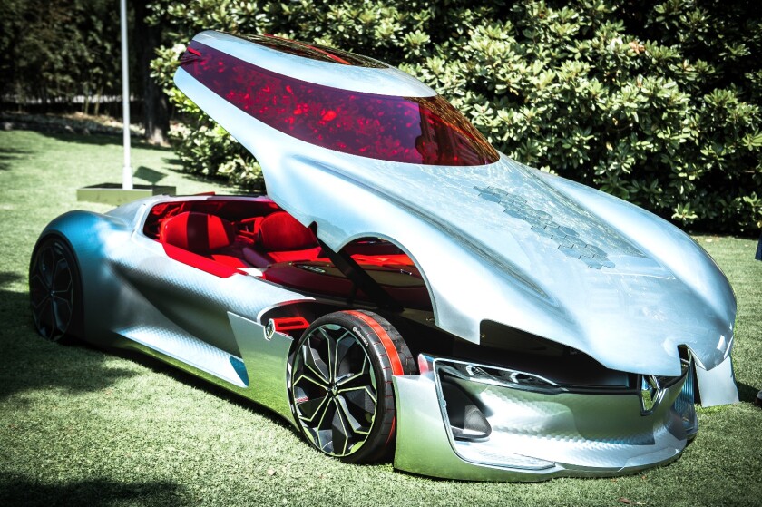 Renault's concept cars are always visually arresting "in the flesh" and it was no surprise to see the Renault TreZor Electric Coupé from the 2016 Paris Motor Show win this class.
