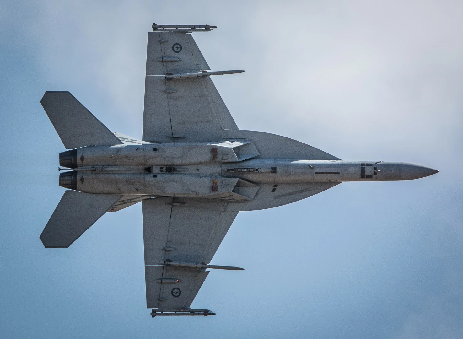 RAAF F-18F Super Hornet over Avalon