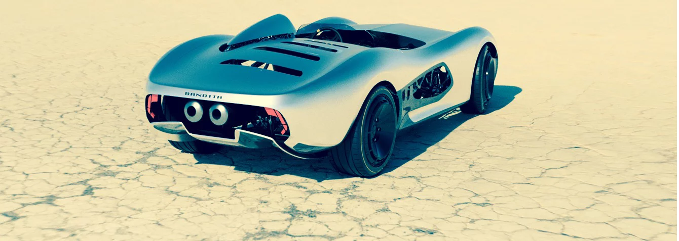 Hackrod's 'La Bandita' concept - using generative design coupled with real-world stress test data