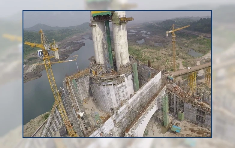 Another view of the concrete core