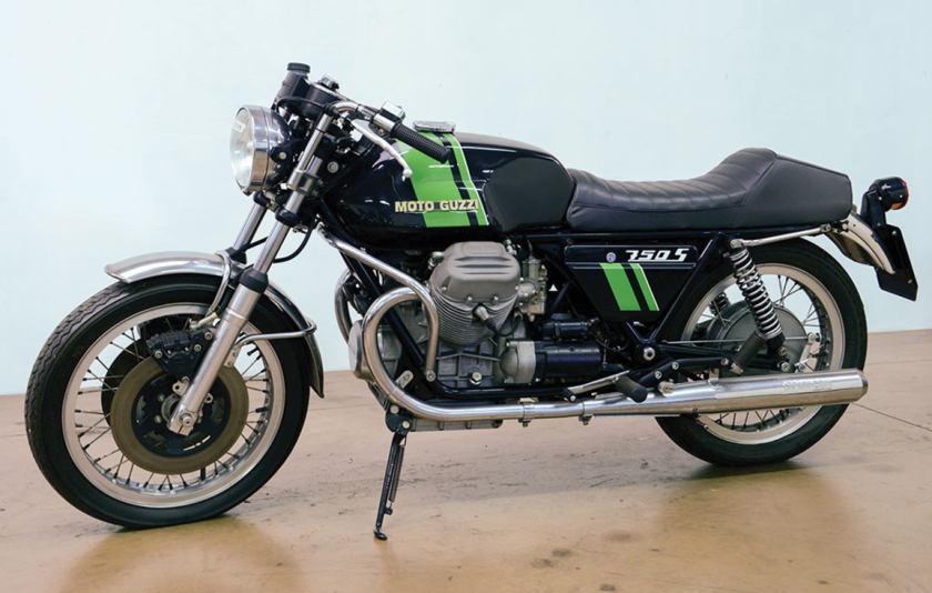 This 1974 Moto Guzzi 750S fetched €17,550 ($18,614) at the RM-Sotheby's DueMile Route auction in Milan on 25-27 November, 2016