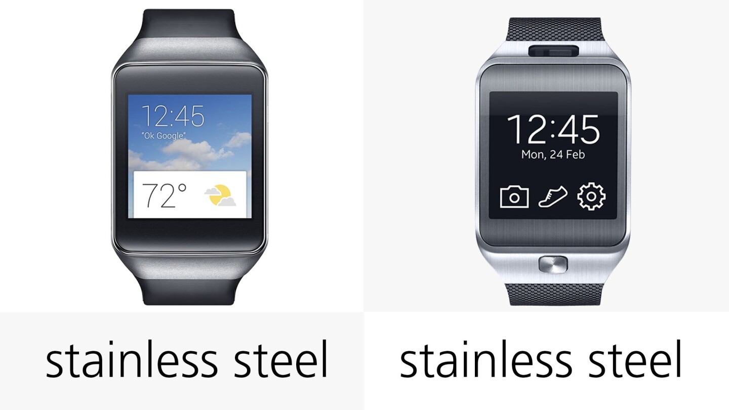 The designs are a little different, but both have stainless steel frames