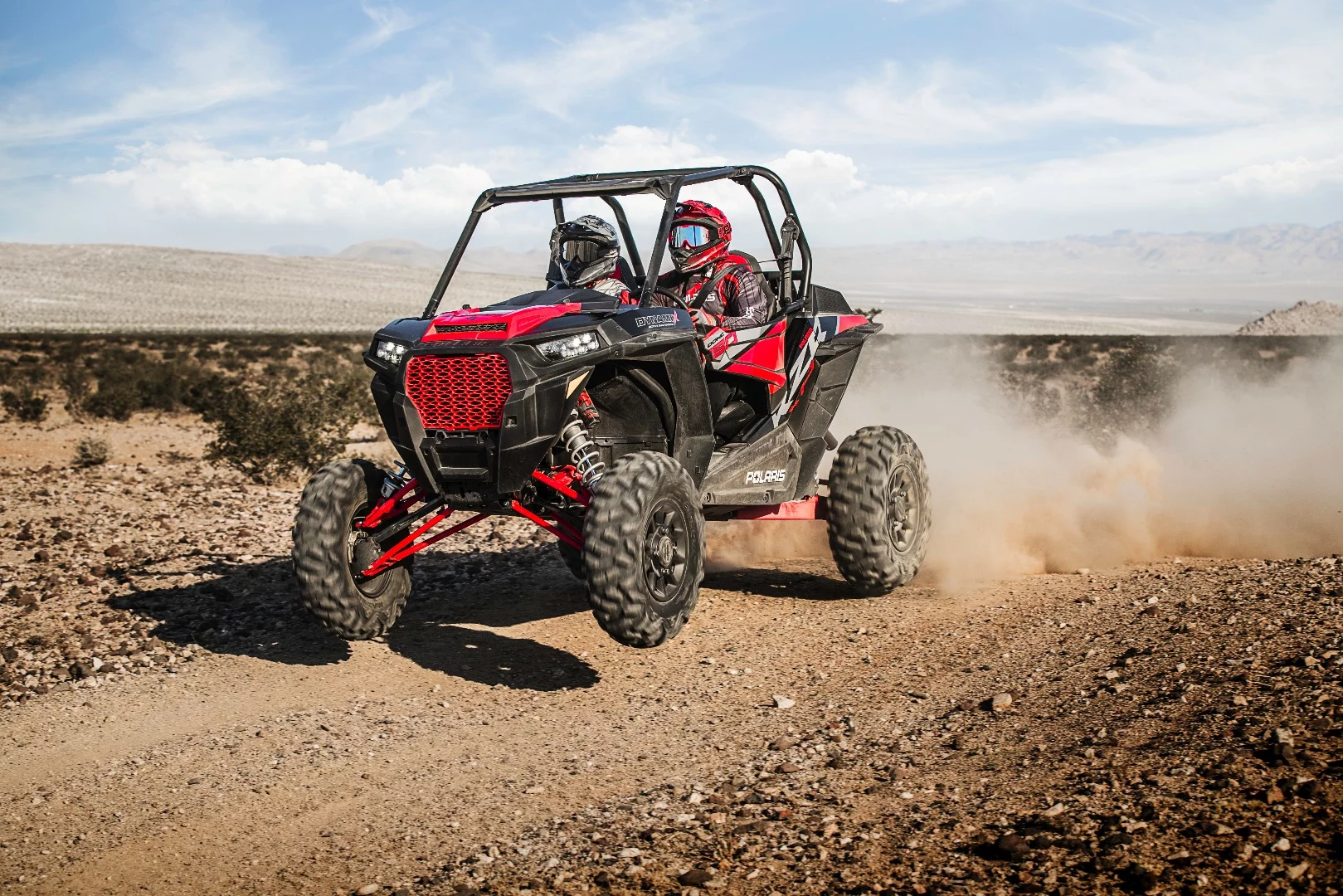 Catching some air with the Polaris RZR XP Turbo Dynamix Edition