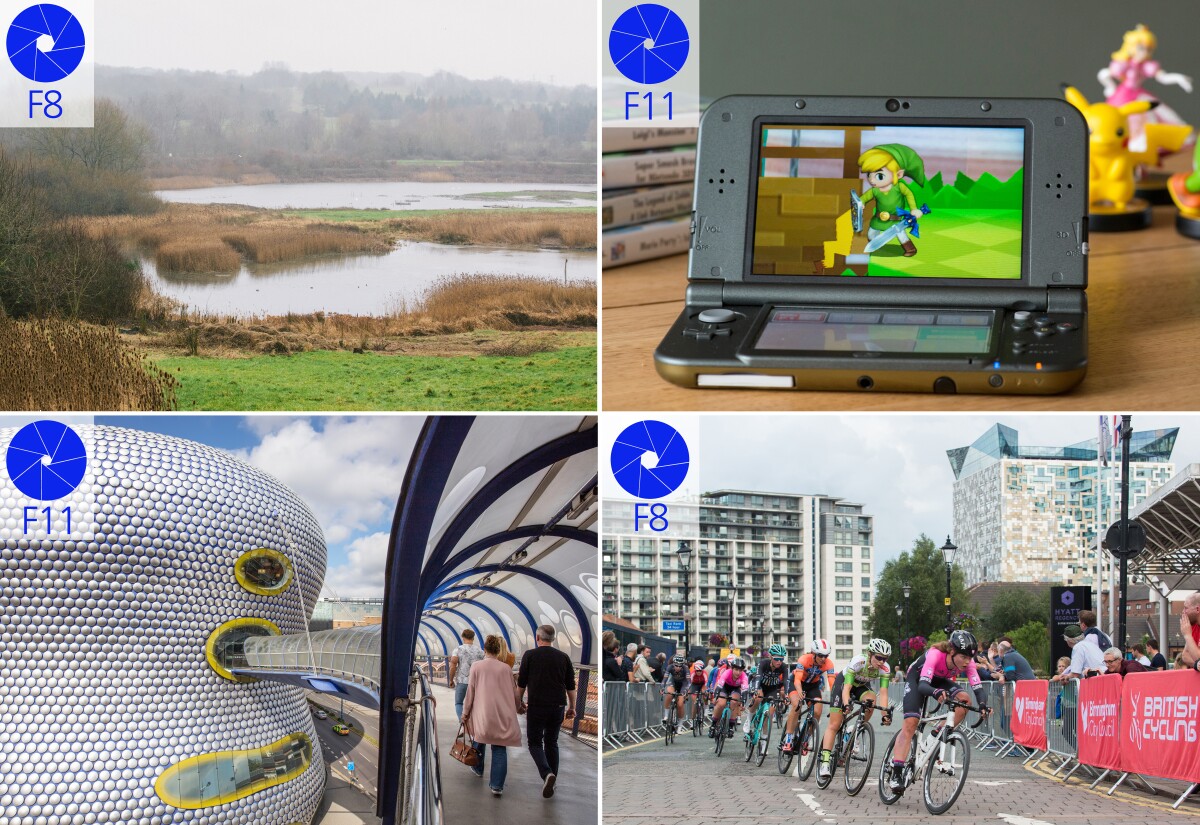 Some examples of photos taken with narrow apertures