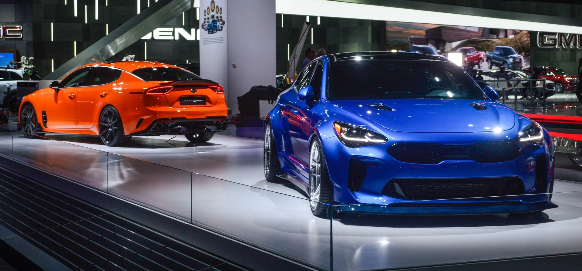 Kia Stingers on show at NAIAS 2018